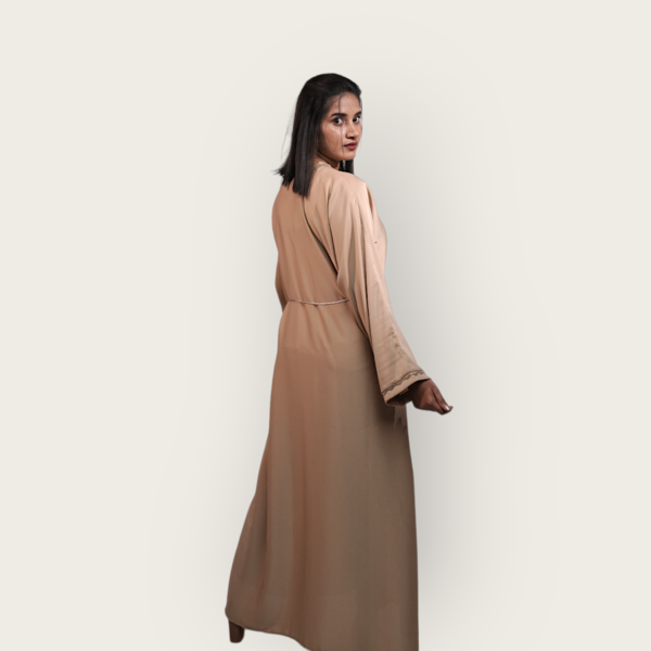 Luxury Golden Kimono Abaya - Image 4